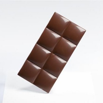 Martellato 80g Quilted Polycarbonate Snack Bar Chocolate Mould